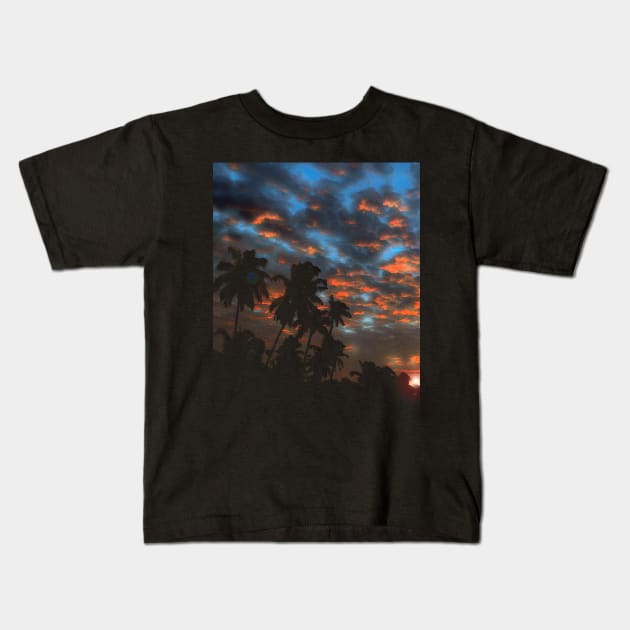 Palmset Kids T-Shirt by Arcuedes